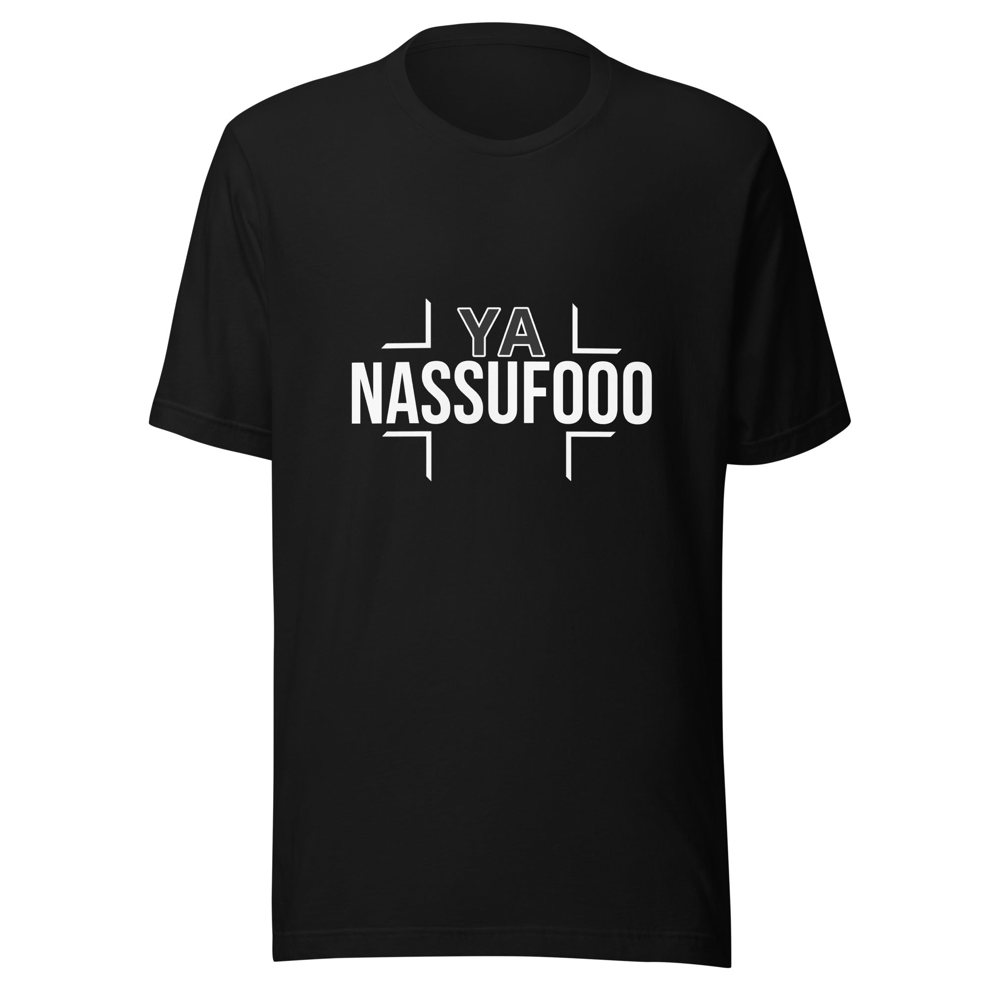 T-Shirt YA NASSUFOOO - BLACK